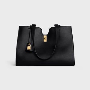 Celine Cabas 16 Bag in Smooth Calfskin Black