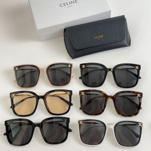 Celine CL40754V Triomphe Square Sunglasses in Acetate with Signature