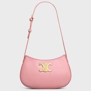 Celine Medium Tilly Bag in Shiny Calfskin Pink