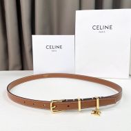 Celine Elegant Charm 1 Belt in Smooth Calfskin Brown
